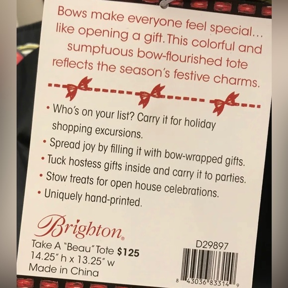 Brighton "Take a Beau" Tote. - Picture 5 of 6